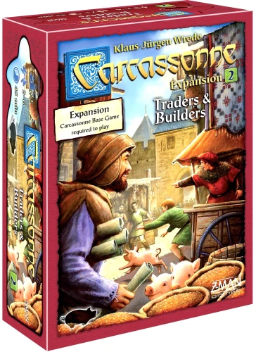 Настольная игра - Carcassonne. Купцы и зодчие (доп 2)