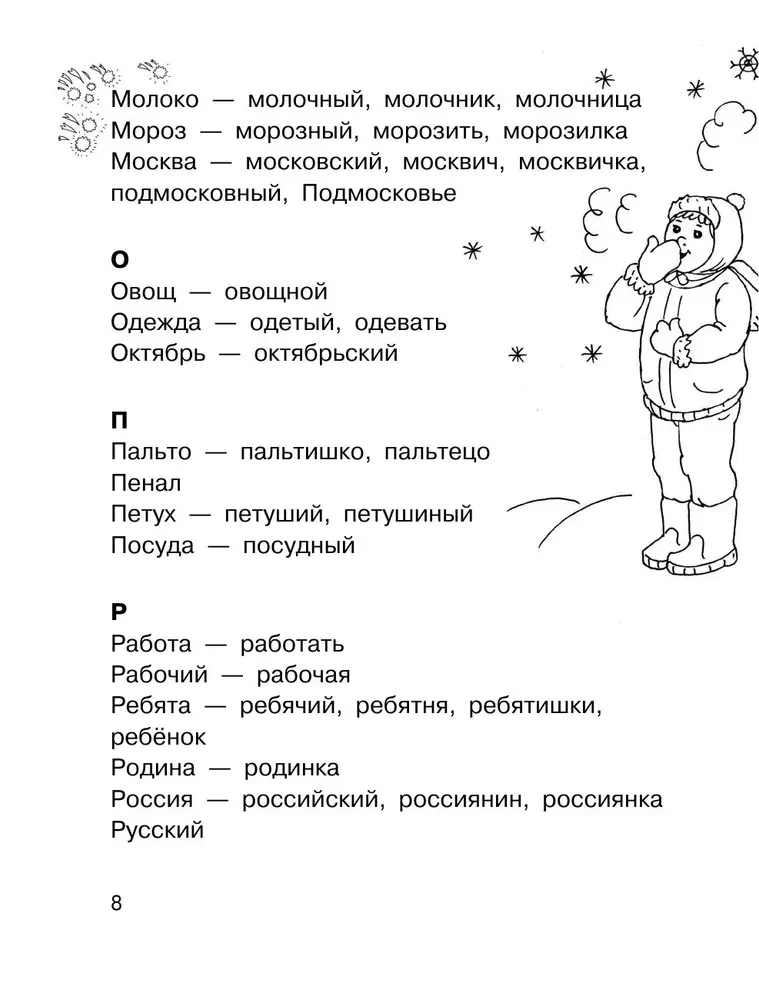 Все словарные слова. 1-4 класс