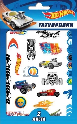 Наклейки - татуировки Хот Вилс (Hot Wheels)