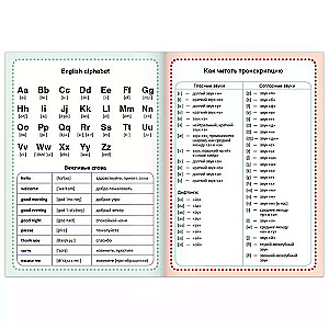 English notebook. Словарь для записи английских слов