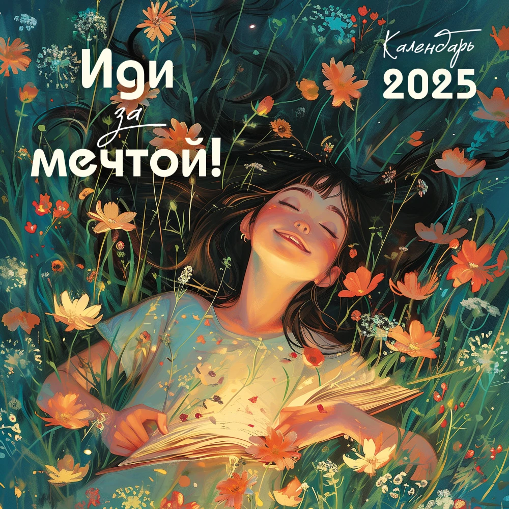 Idź za marzeniem. Kalendarz ścienny na 2025 rok (300x300)