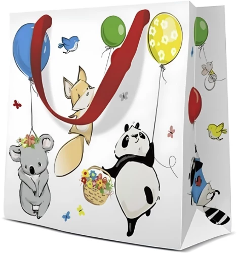 Torba prezentowa - Animals Party (17x17x6)