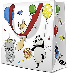 Torba prezentowa - Animals Party (17x17x6)