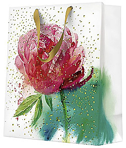 Torba prezentowa - Peony Watercolor (20x25x10)