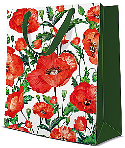 Torba prezentowa - Flanders Poppy (20x25x10)