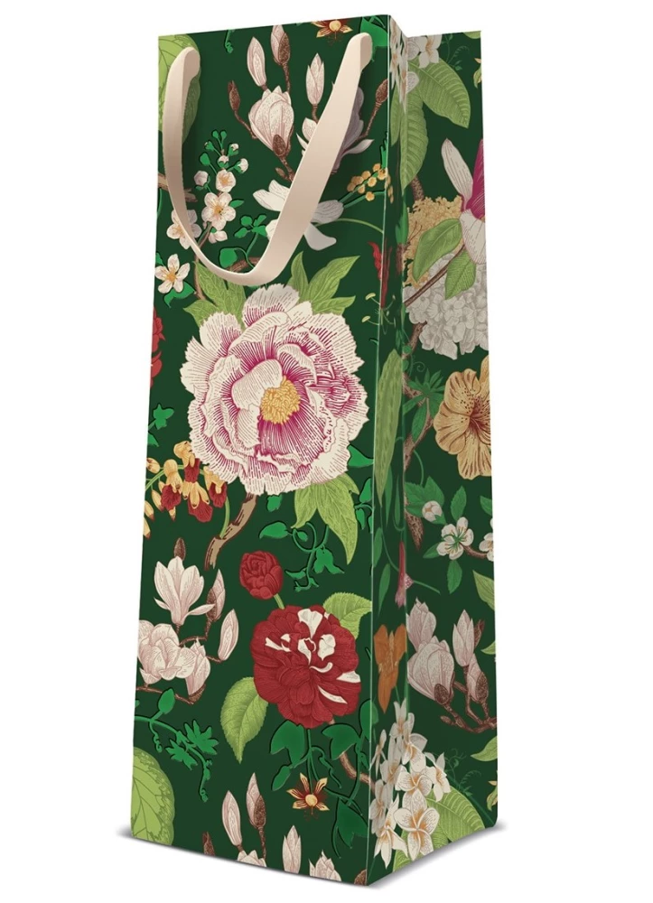 Torba prezentowa - Classic Flowers (12x37x10)