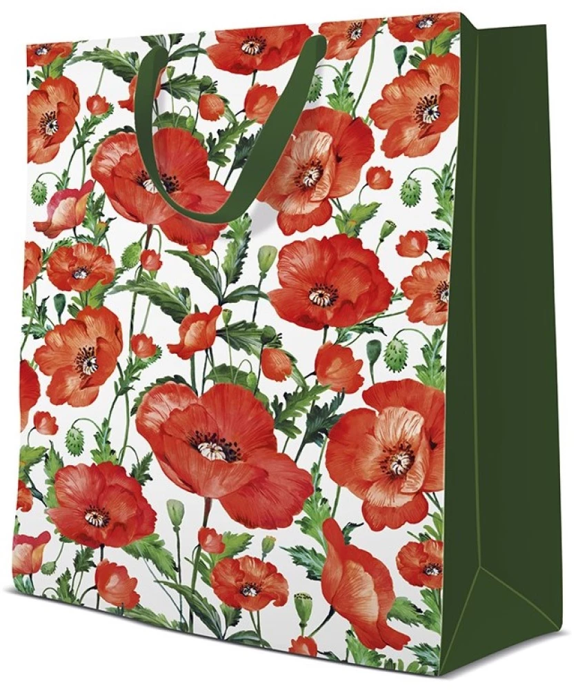 Torba prezentowa - Flanders Poppy (30x41x12)