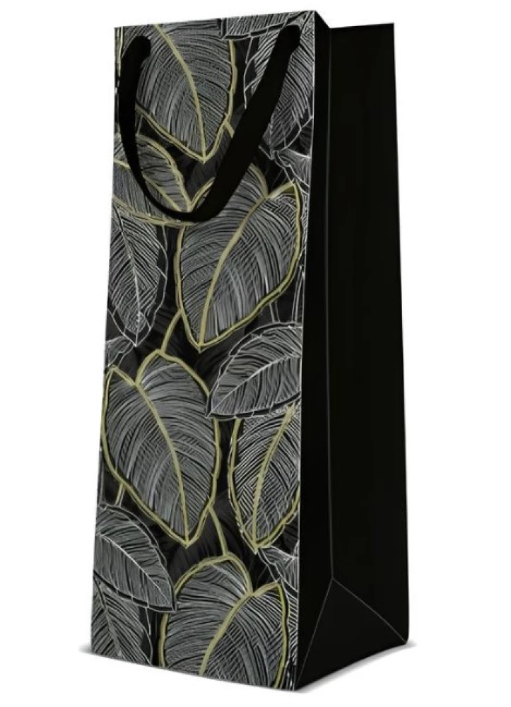 Torba prezentowa - Jungle Leaves (12x37x10)