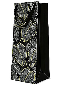 Torba prezentowa - Jungle Leaves (12x37x10)