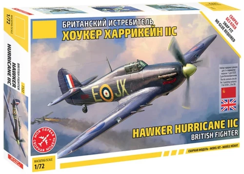 Model do sklejania - Brytyjski myśliwiec Hawker Hurricane IIC