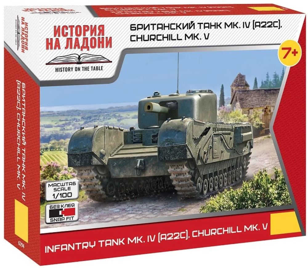 Model zestaw - Brytyjski czołg MkIV Churchill V