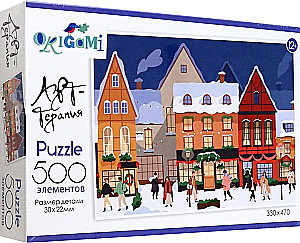 Puzzle 500 - Flat Collection. Miasto