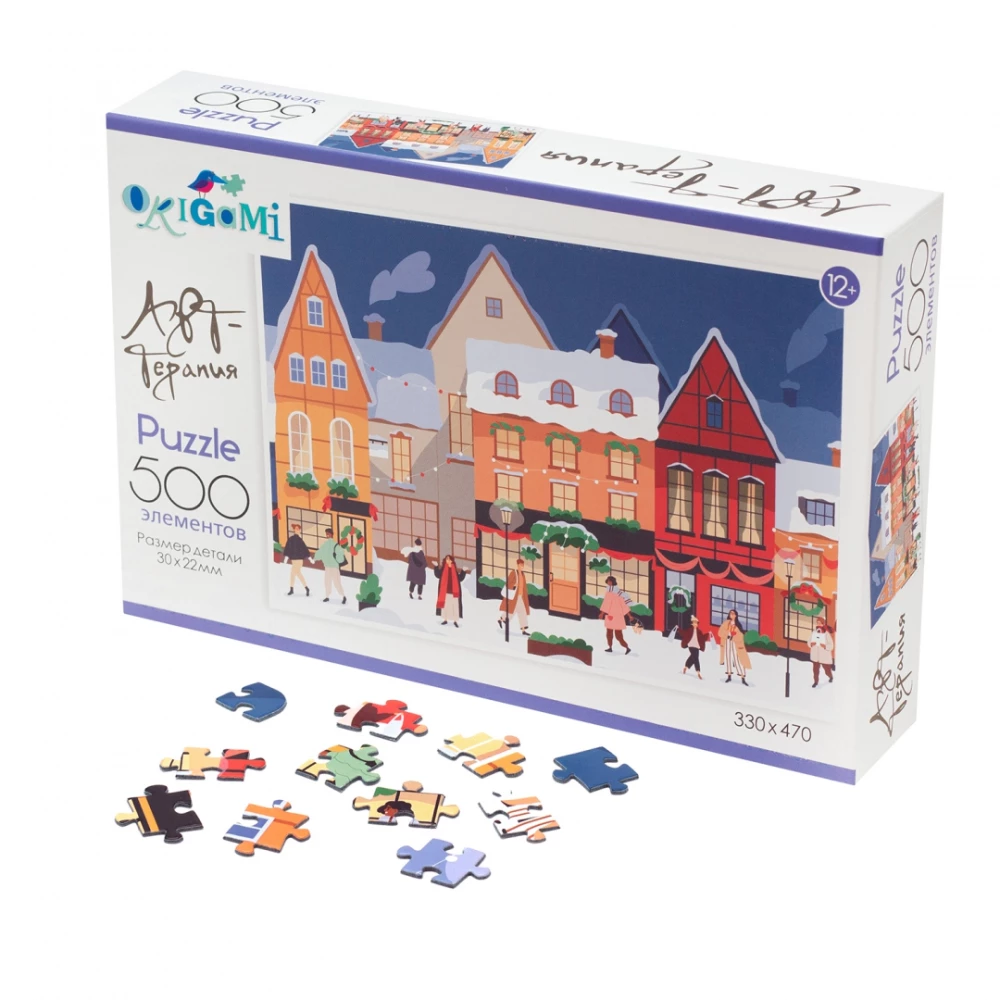 Puzzle 500 - Flat Collection. Miasto