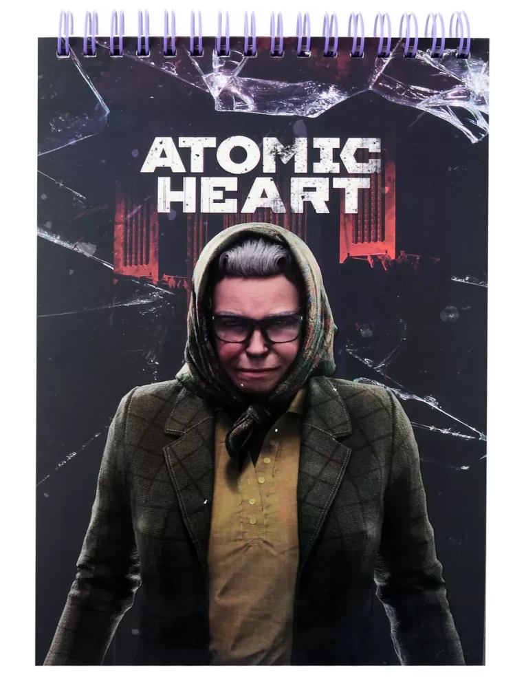 Notatnik kreatywny z naklejkami Atomic Heart. Baba Zina, A5