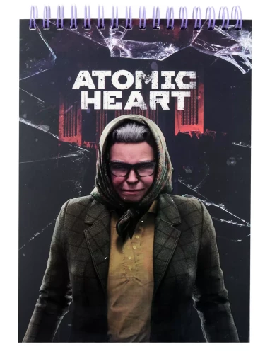 Творческий блокнот cо стикерами Atomic Heart. Баба Зина, А5