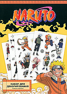 Zestaw naklejek Naruto. Projekt 2