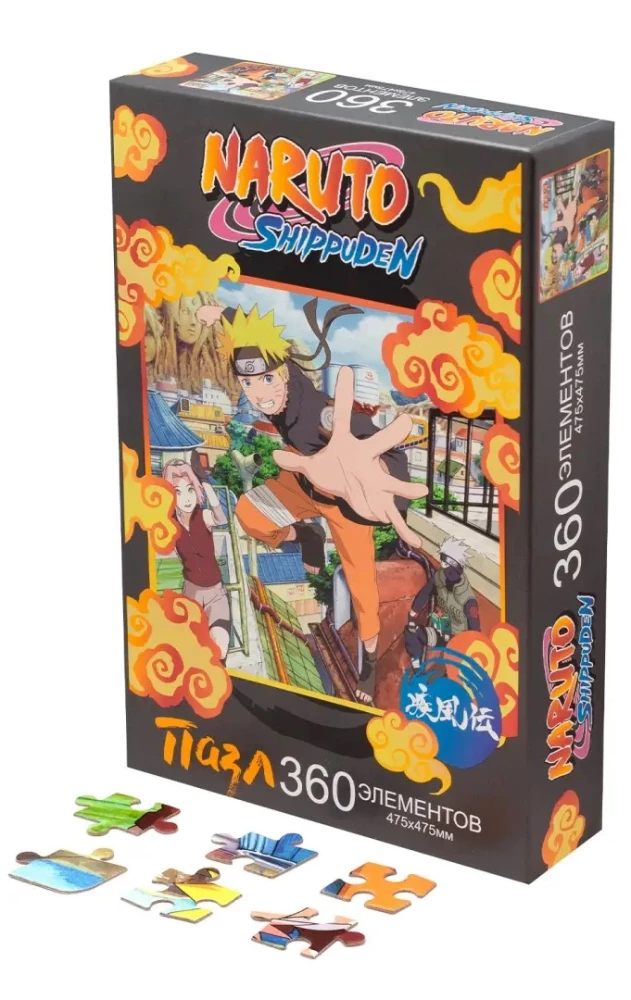 Naruto. Puzzle 360 elementów. Burzowe kroniki