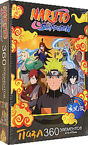 Naruto. Puzzle 360 elementów. Naruto i pięciu kage