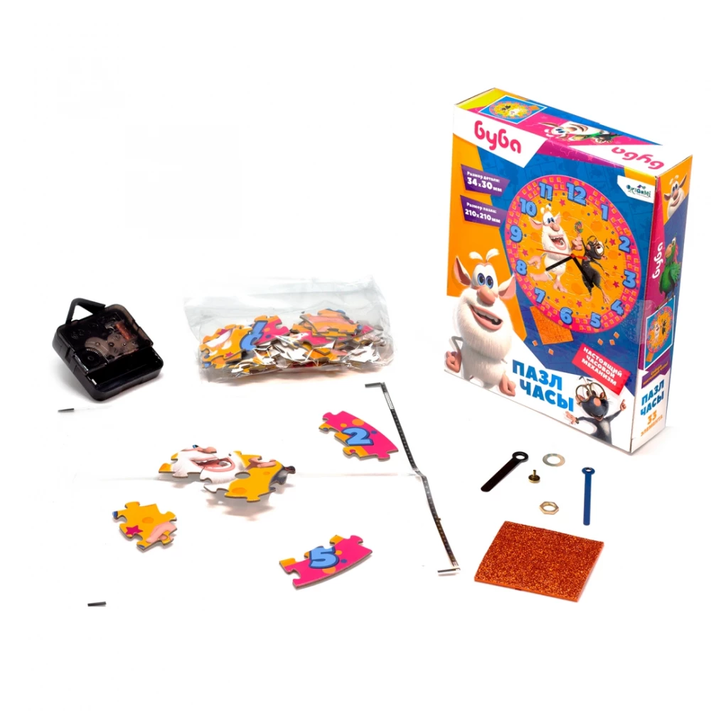 Puzzle-zegar - Buba, 33 elementy