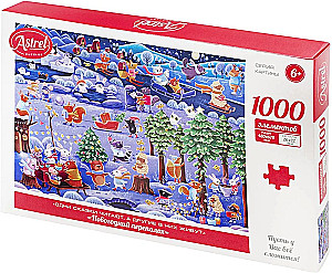 Puzzle 1000 elementów - Astrel. Noworoczne zamieszanie