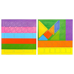 Magnetyczna książka-zabawka - Tangram