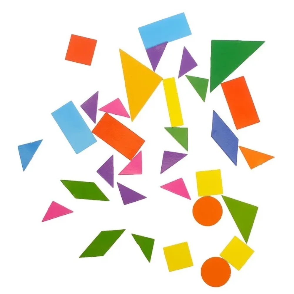 Magnetyczna książka-zabawka - Tangram