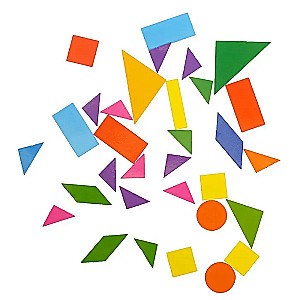 Magnetyczna książka-zabawka - Tangram