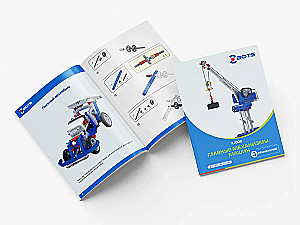 Konstruktor z mechanizmami Z-BOTS. Główne mechanizmy maszyn (686 elementów)