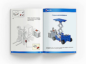 Konstruktor z mechanizmami Z-BOTS. Główne mechanizmy maszyn (686 elementów)