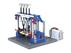 Konstruktor z mechanizmami Z-BOTS. Główne mechanizmy maszyn (686 elementów)