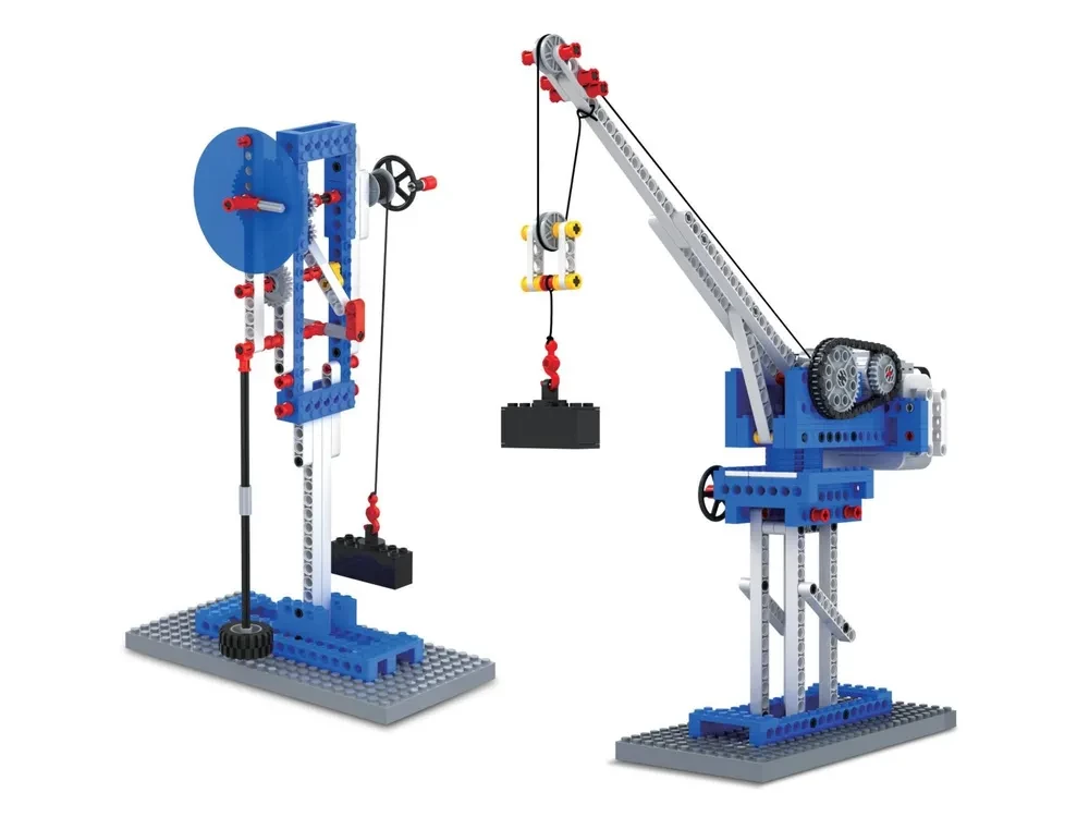 Konstruktor z mechanizmami Z-BOTS. Główne mechanizmy maszyn (686 elementów)