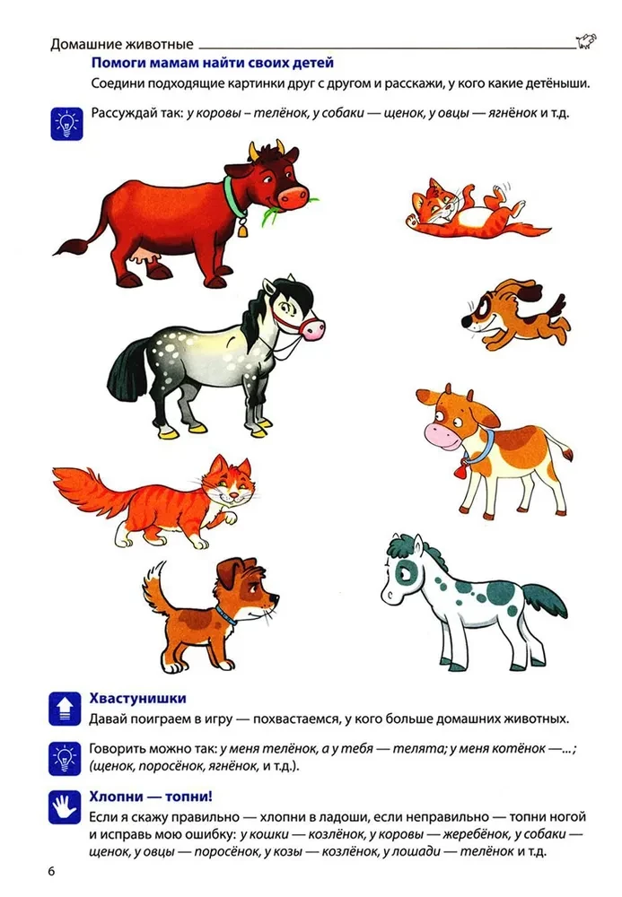 Формируем словарный запас (Выпуск 3). Домашние, дикие животные и птицы, рыбы, насекомые