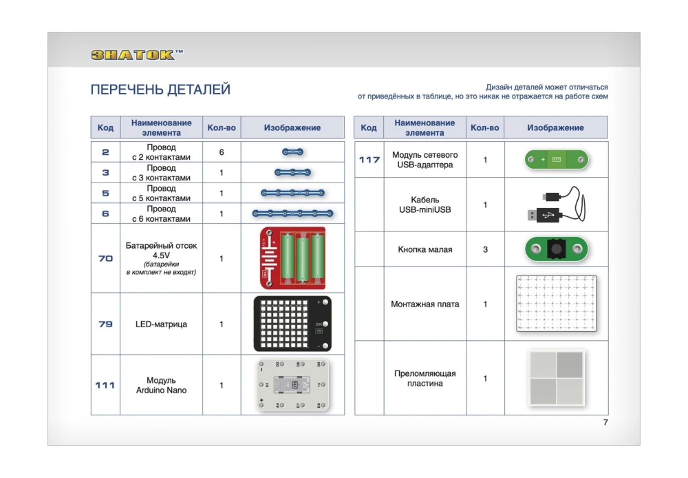 Elektronika konstruktor - Znań. Light mini dla Arduino