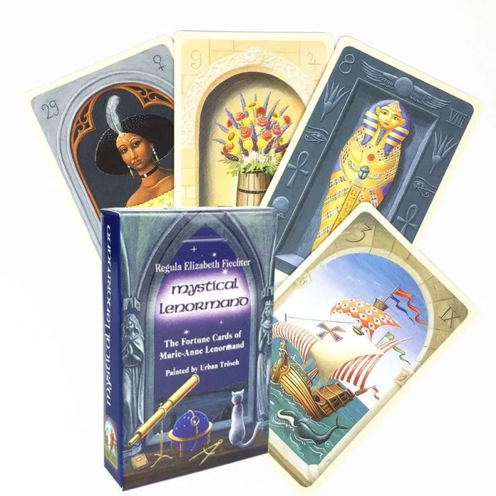 Karty - Mistyczne karty orakula Mlle Lenormand (Mistyczna talia madame Lenormand)