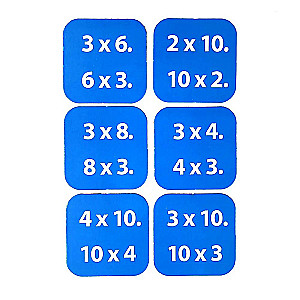 Настольная игра - Математическое лото. Таблица умножения