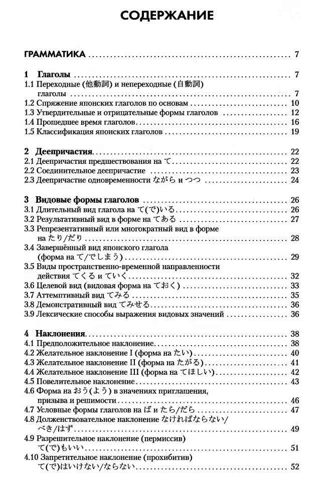 Японский глагол. Большой словарь-справочник