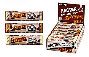 Ластик Chocolate, ассорти 3 цвета