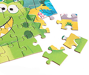 Zestaw (3 w 1) - Dinozaur Reksi, książki, puzzle