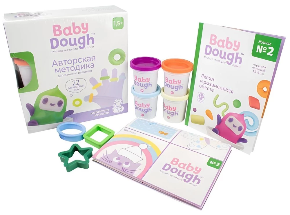 Zestaw rozwojowy Baby Dough, zielony