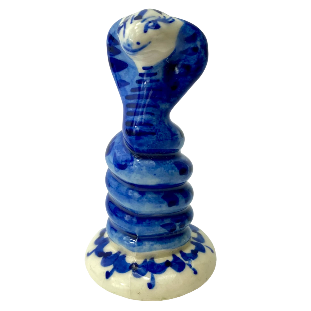 Figurka porcelanowa - Wąż - spirala (9x5)