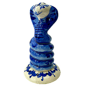 Figurka porcelanowa - Wąż - spirala (9x5)