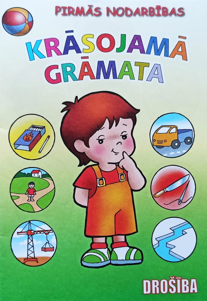 Krāsojamā grāmata - Drošiba. LV