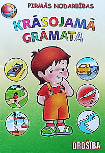 Krāsojamā grāmata - Drošiba. LV