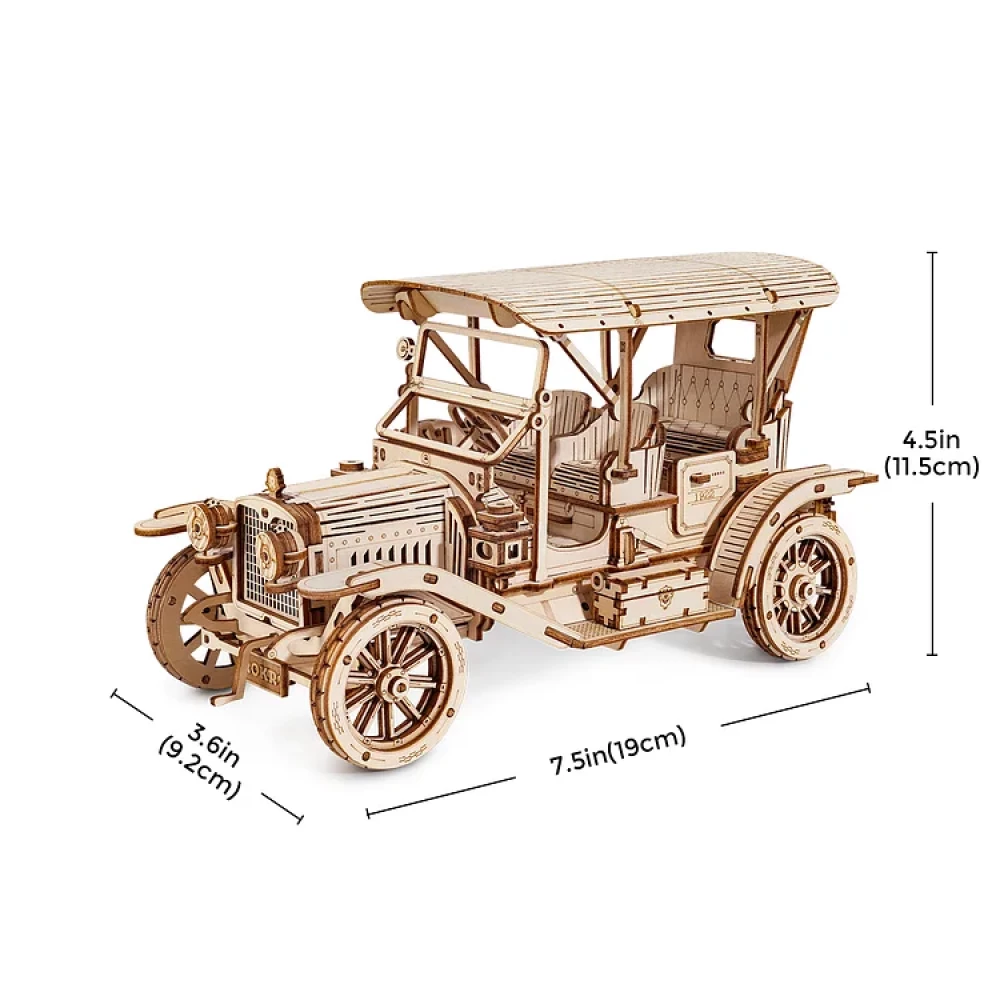 Деревянный 3D пазл - Vintage Auto