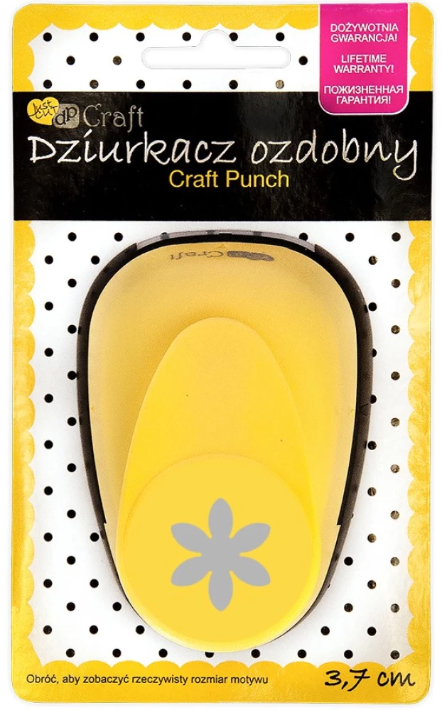 Dziurkacz o kształcie 3,7 cm - Stokrotka