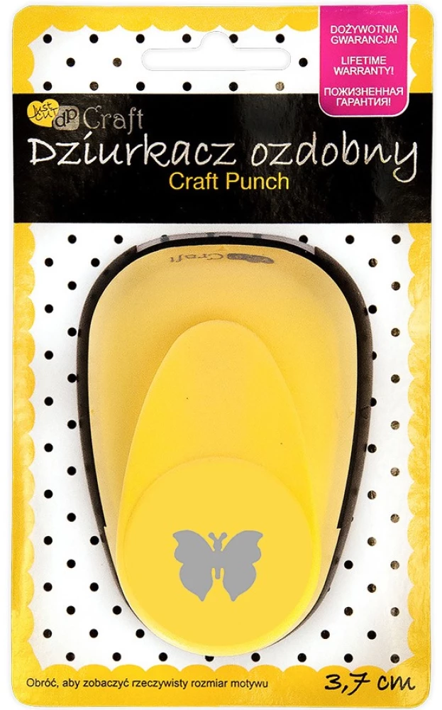 Dziurkacz o kształcie 3,7 cm - Motyl