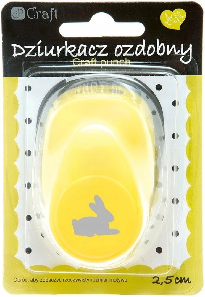 Dziurkacz wzornikowy, 2,5 cm - Królik