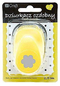 Dziurkacz wzorowy, 2,5 cm - Kwiat