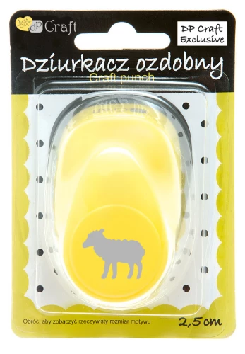 Dziurkacz figuralny, 2,5 cm - Jagnię