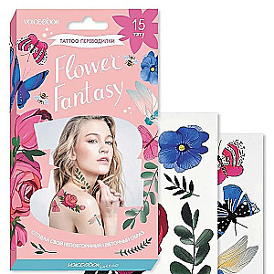 Flower Fantasy. Цветочная фантазия. Tatoo-переводилки